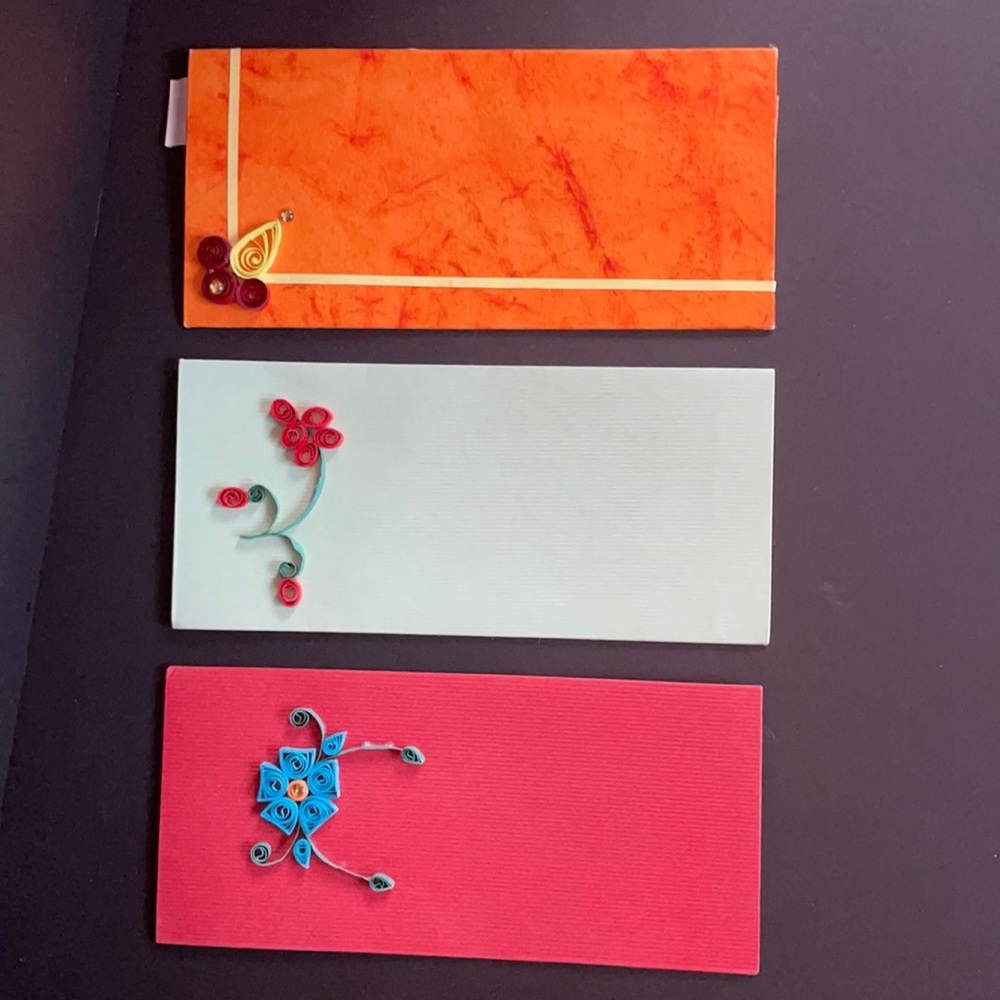 New Unused Money Holder Cards
